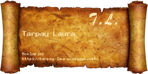 Tarpay Laura névjegykártya